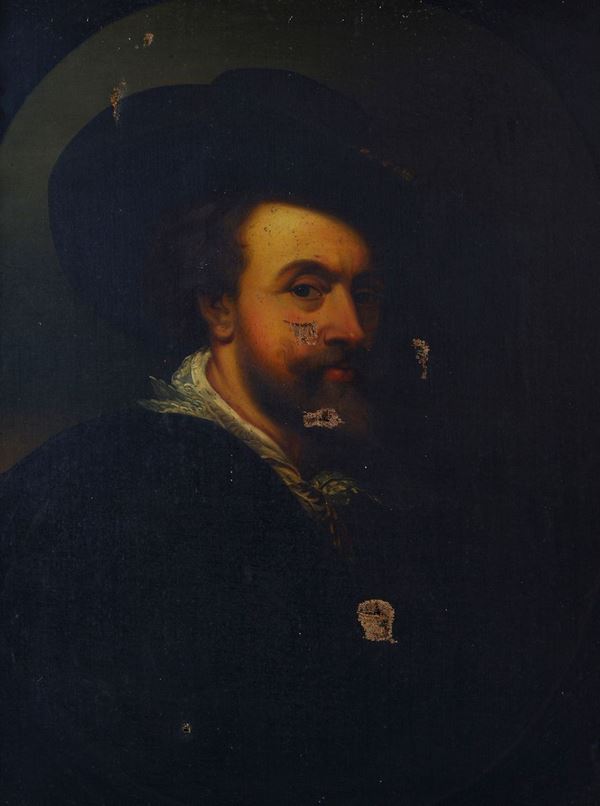 Anonimo, XIX sec. - Autoritratto di Rubens (copia da)