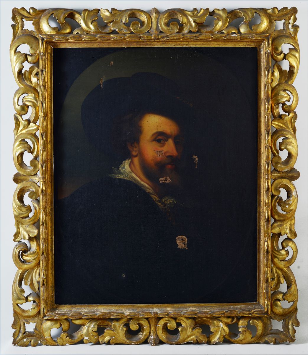 Anonimo, XIX Sec. - Autoritratto di Rubens (copia Da)
