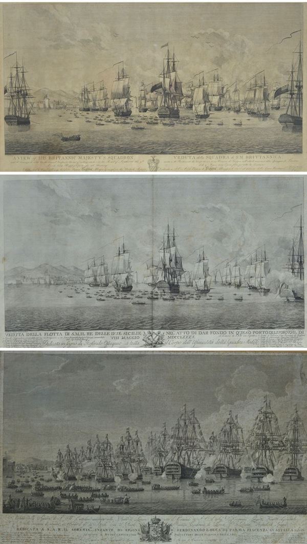 Lot consisting of three engravings