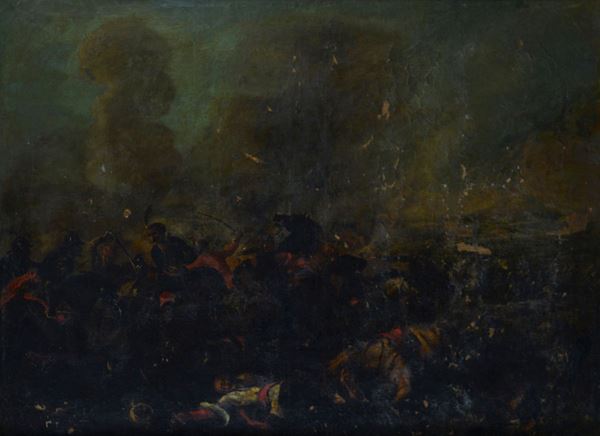 Anonimo, XVII sec. - Battaglia