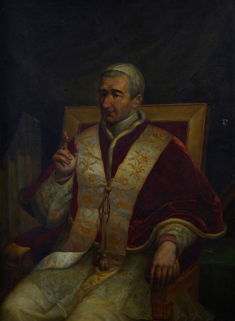 Anonimo, XIX Sec. - Ritratto di Papa Gregorio XVI