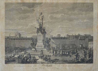 Evaquation Par Les Francais De la Place De Livourne