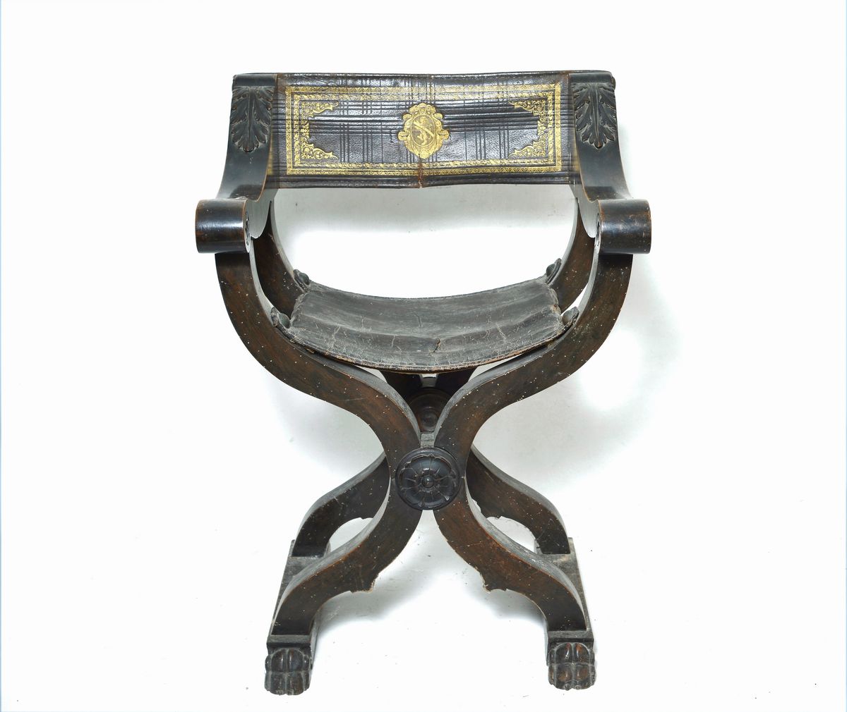 Lotto Composto da Tre Poltrone Savonarola