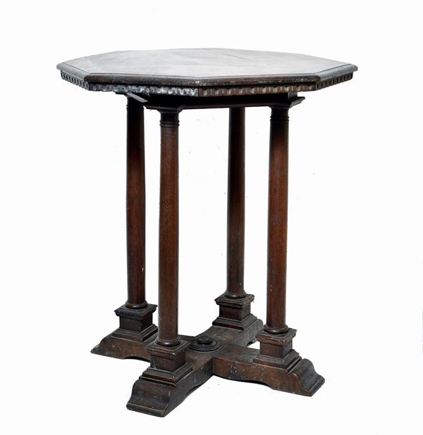 Octagonal coffee table