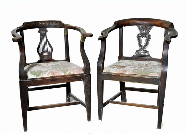 Pair of armchairs