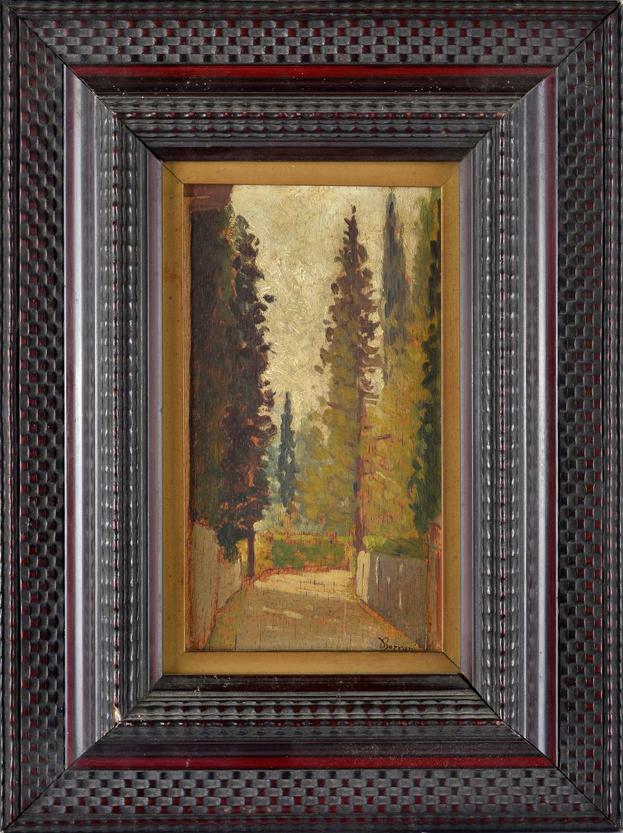 Odoardo Borrani - Strada Alberata
