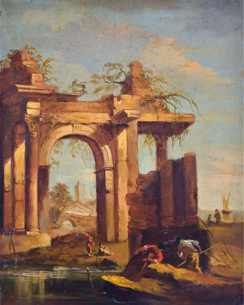 Anonimo, XIX Sec. - Rovine Veneziane