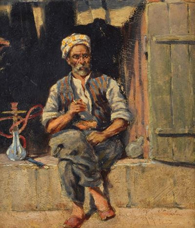 Fumatore di Narghile