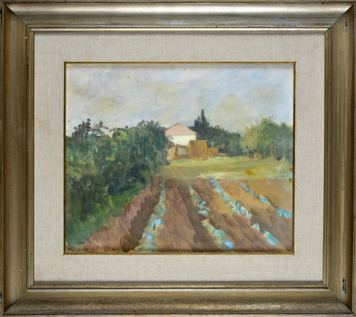 Amerigo Bartoli Natinguerra - Paesaggio con Casa