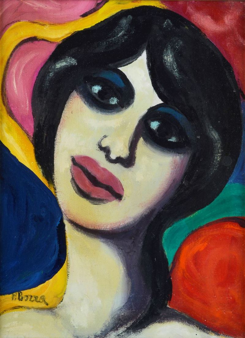 Pompeo Borra - Ritratto Femminile