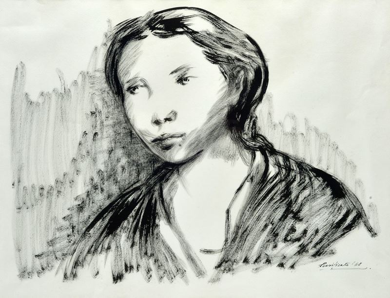 Domenico Purificato - Ritratto di Ragazza