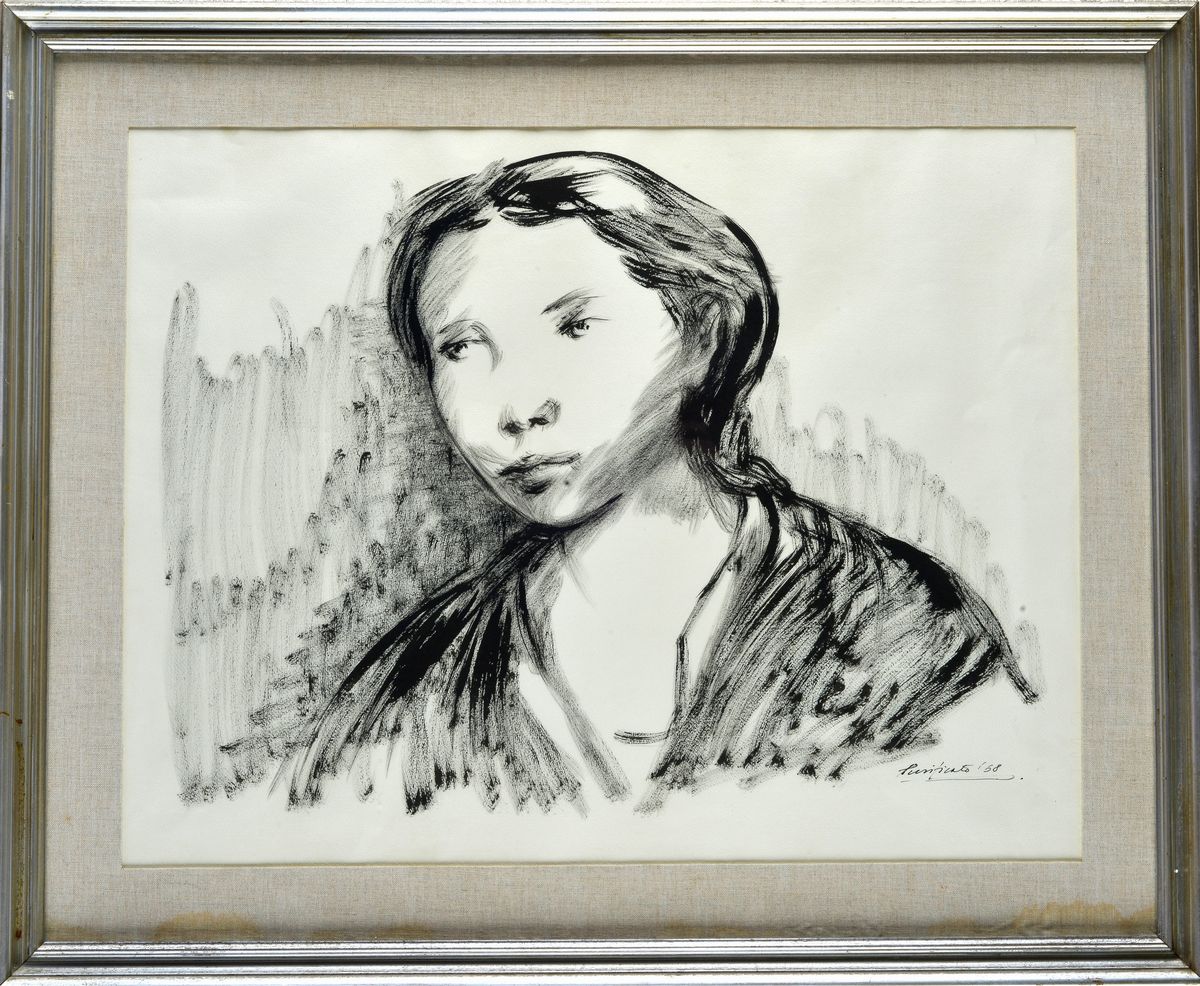 Domenico Purificato - Ritratto di Ragazza