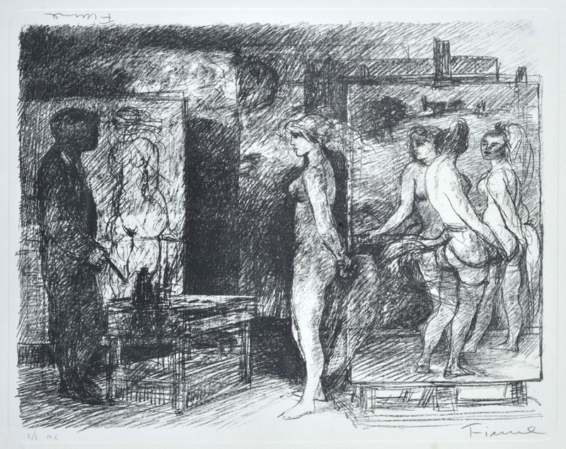Salvatore Fiume - Pittore nello Studio