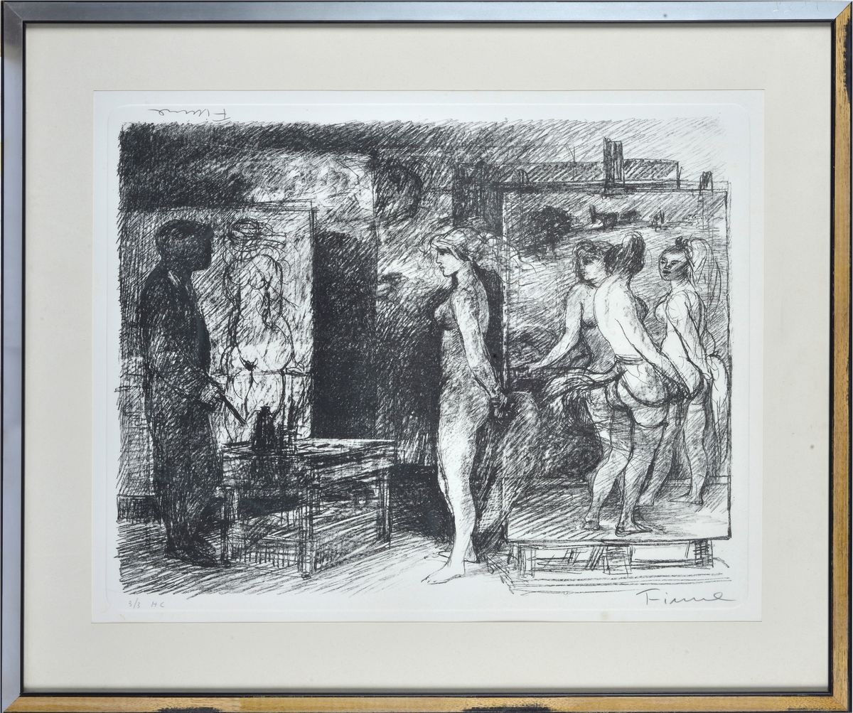 Salvatore Fiume - Pittore nello Studio