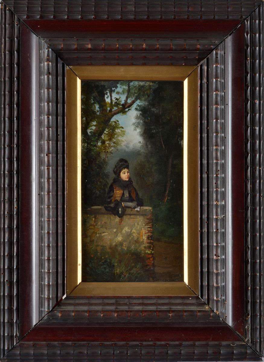 Carlo Brancaccio - Signora nel Paesaggio