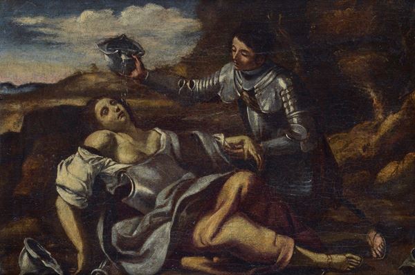 Anonimo, XVII sec. - Tancredi and Clorinda