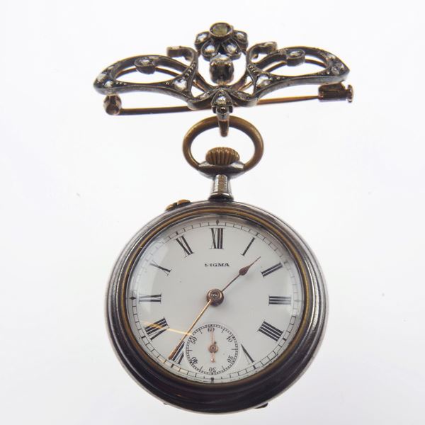Orologio a spilla