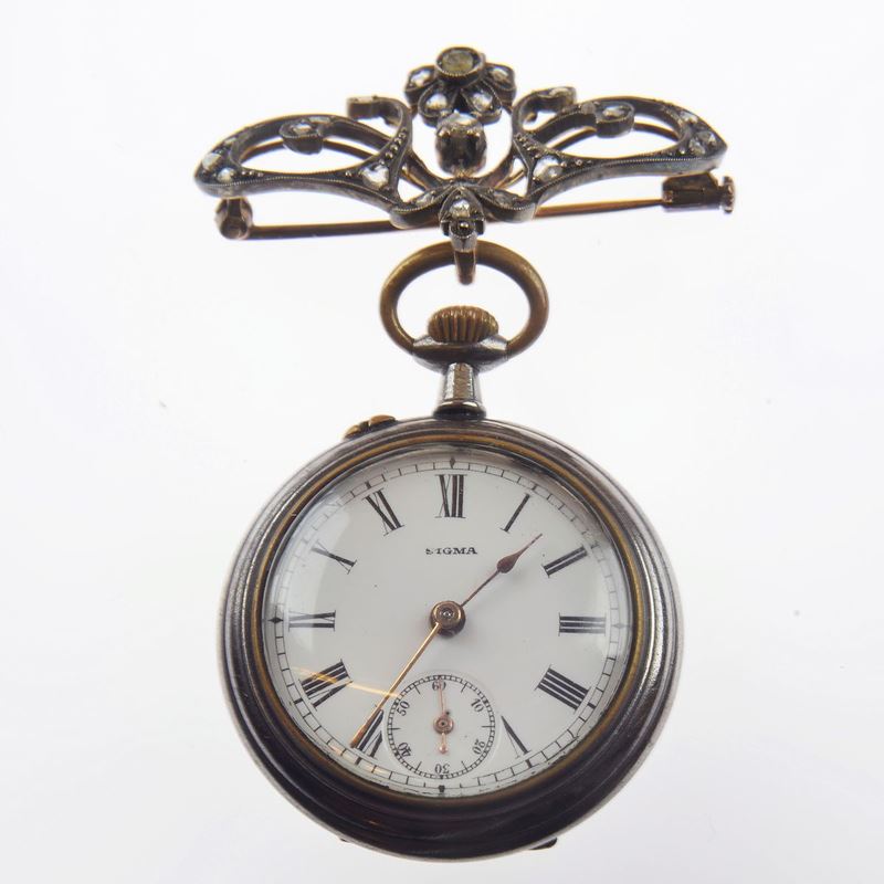 Orologio a Spilla