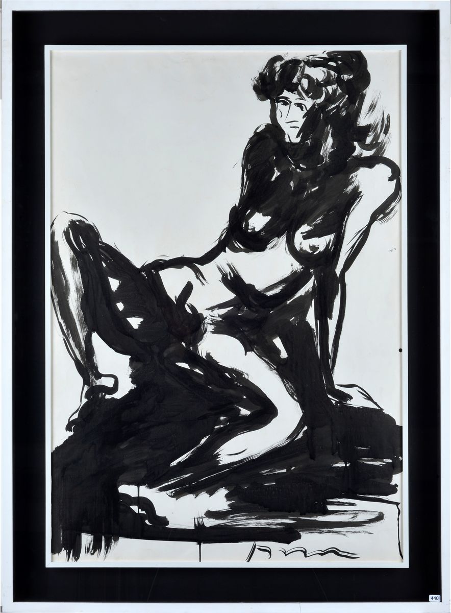 Lucio Fontana - Nudo Femminile