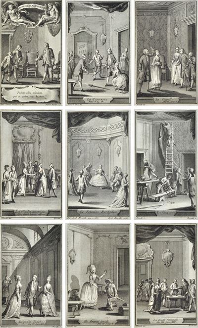 Raccolta di Dodici Incisioni Tratte da Commedie di Carlo Goldoni, 1761