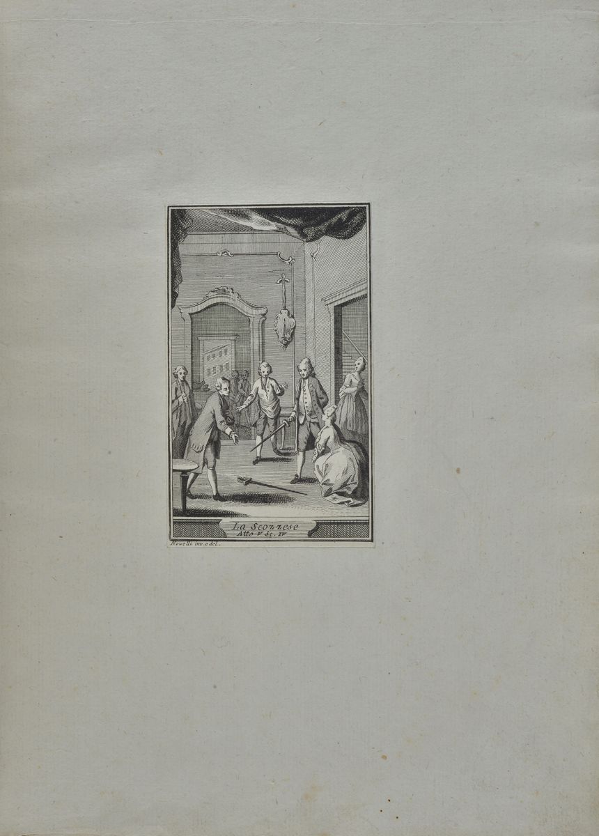 Raccolta di Dodici Incisioni Tratte da Commedie di Carlo Goldoni, 1761