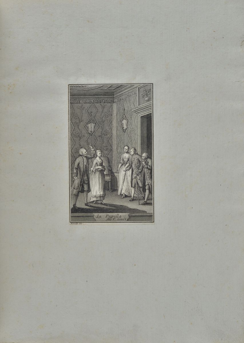 Raccolta di Dodici Incisioni Tratte da Commedie di Carlo Goldoni, 1761