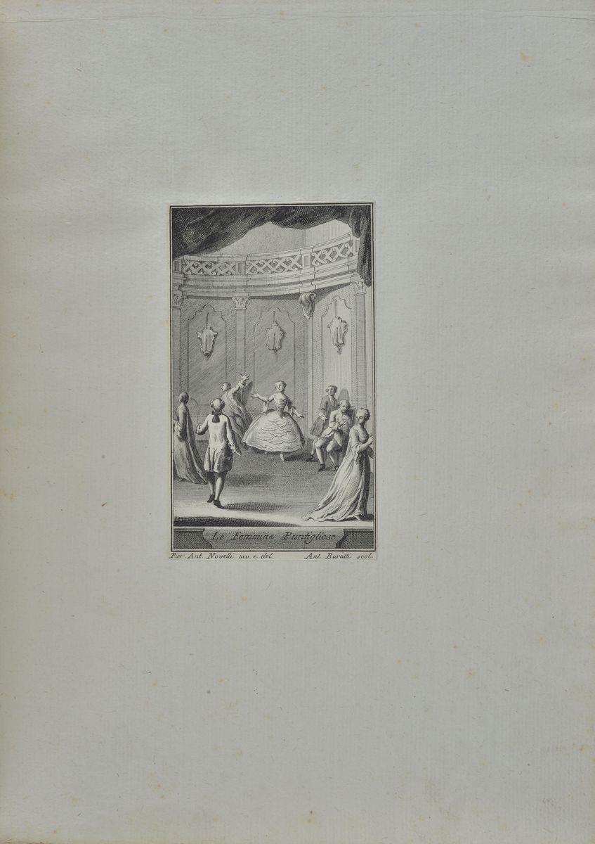Raccolta di Dodici Incisioni Tratte da Commedie di Carlo Goldoni, 1761