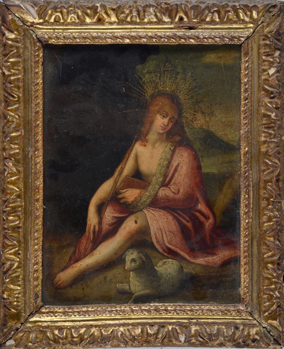 Scuola Fiamminga, XVI Sec. - San Giovanni Battista