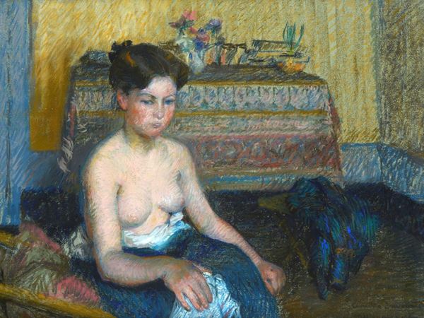Camillo Innocenti - Ritratto di ragazza