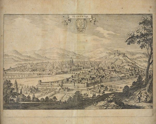 Anonimo, XVII sec. - Ancient view of the city of Florence