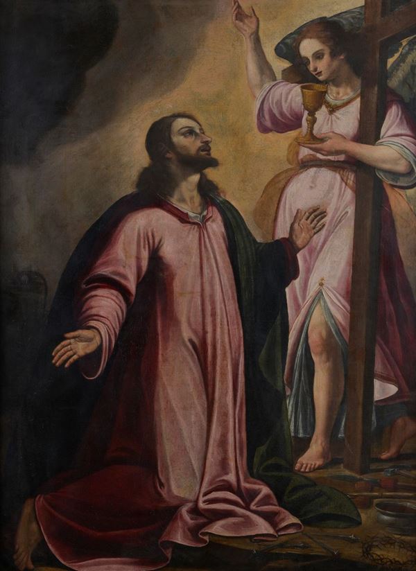 Scuola Toscana, XVII sec. - Vision of the Passion