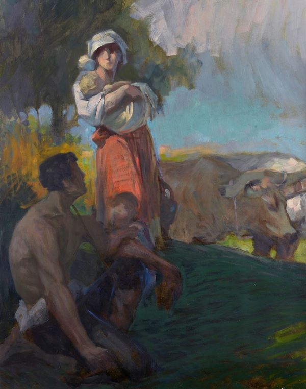 Ruggero Focardi - Famiglia contadina