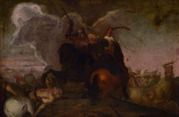 Anonimo, XVII sec. - Battle between Christians and Turks