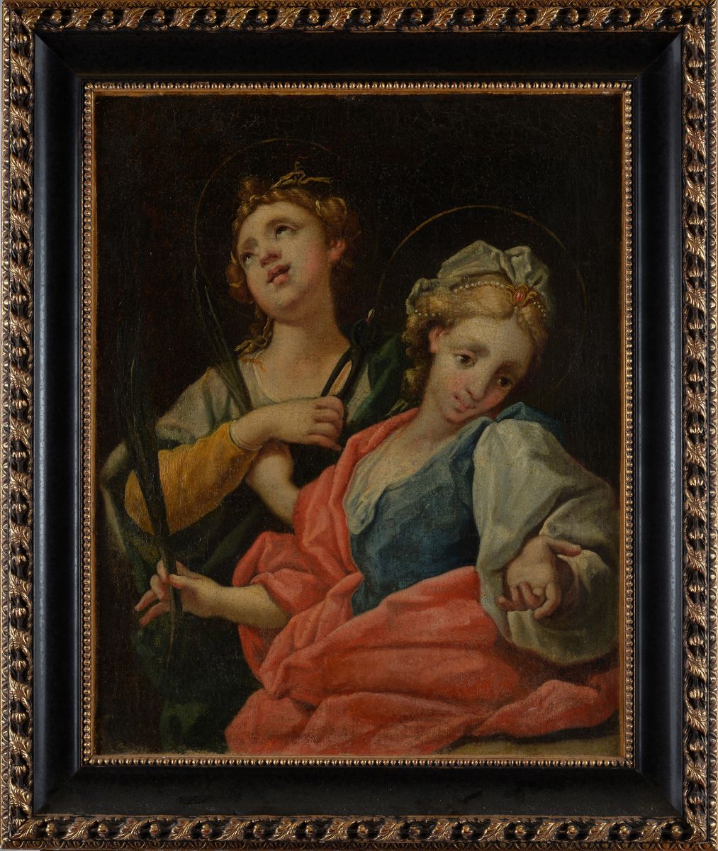 Attr. a Sebastiano Sante Bizzarri (siena, 1648 - 1692) - Sant'apollonia e Santa Martire