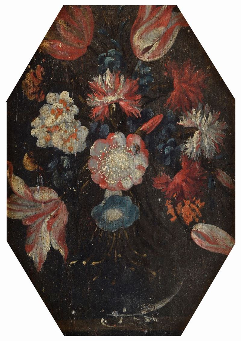 Anonimo, XVII Sec. - Vaso con Fiori