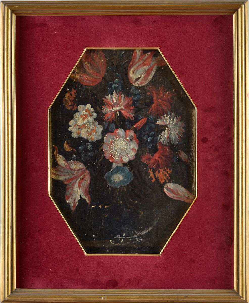 Anonimo, XVII Sec. - Vaso con Fiori