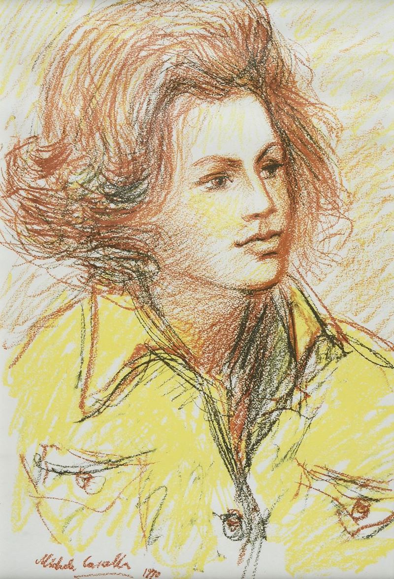 Michele Cascella - Ritratto di Ragazza