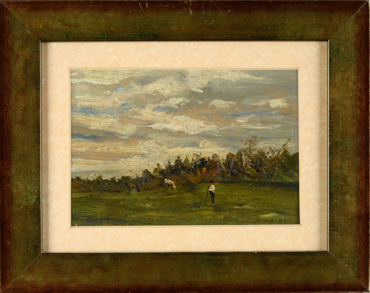 Giuseppe Bogliani - Paesaggio con Pastore