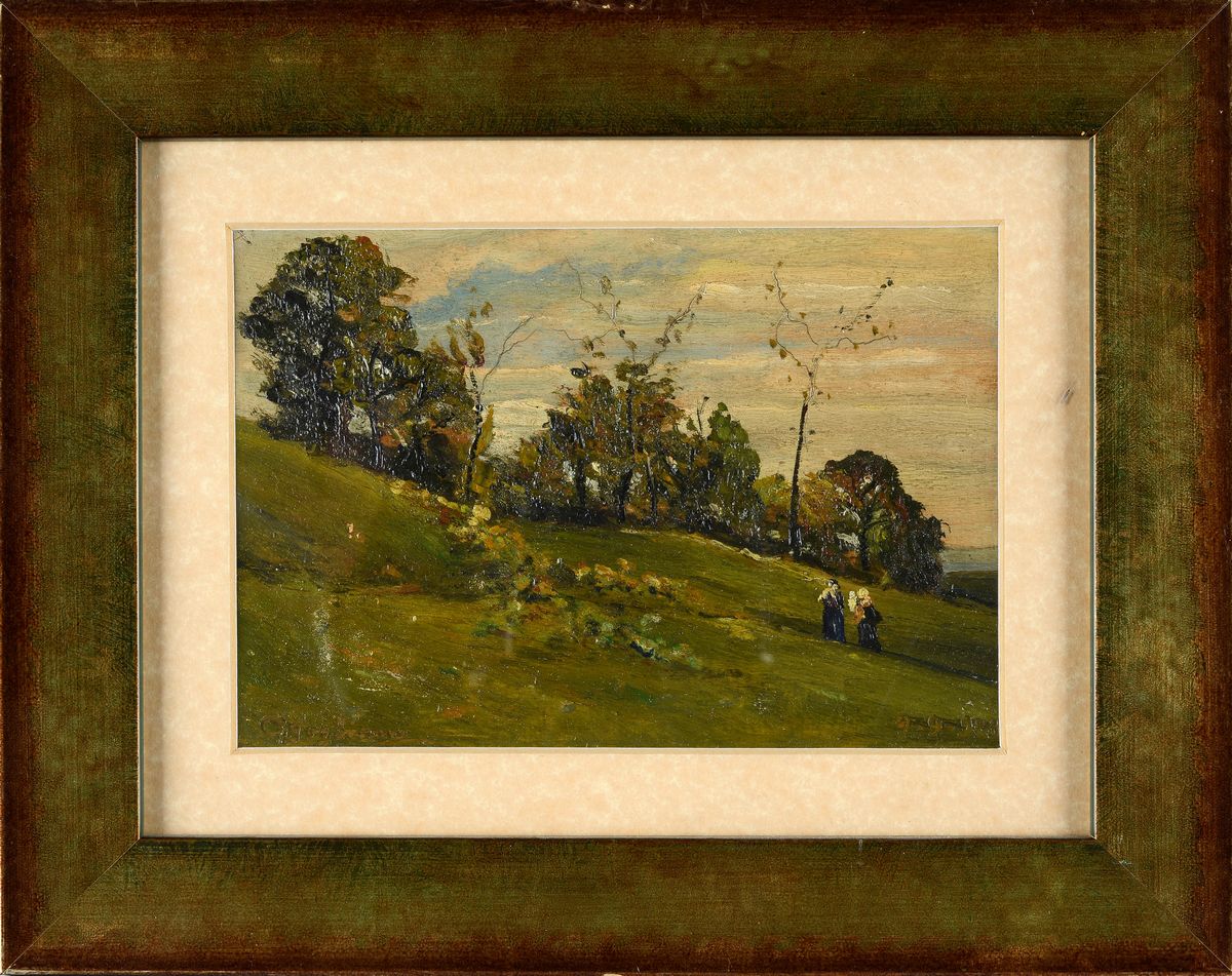 Giuseppe Bogliani - Paesaggio con Figure