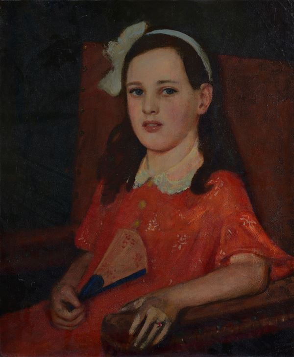 Anonimo, XX sec. - Bambina seduta