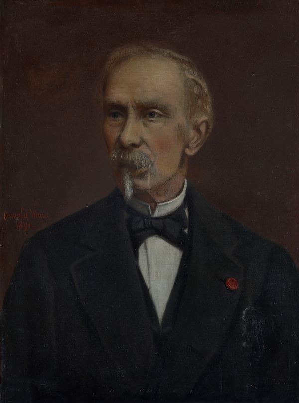 Anonimo, XIX sec. - Portrait of a gentleman