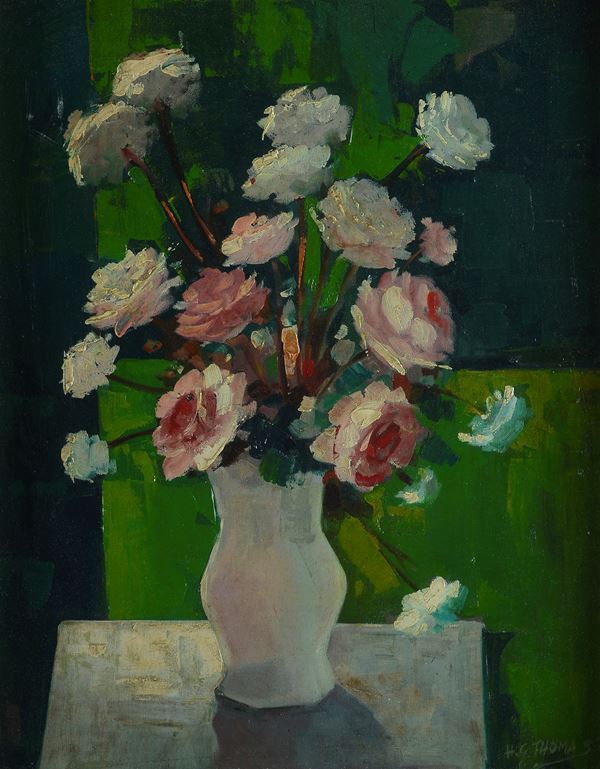 Anonimo, XX sec. - Vaso di fiori
