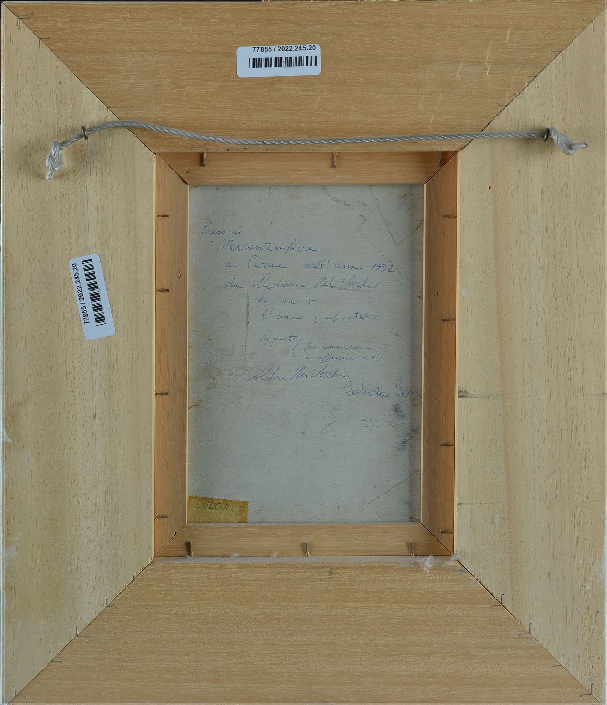 Anonimo, XX Sec. - Ritratto di Uomo con Bombetta