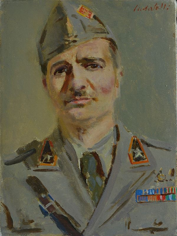 Anonimo, XX sec. - Portrait of an officer