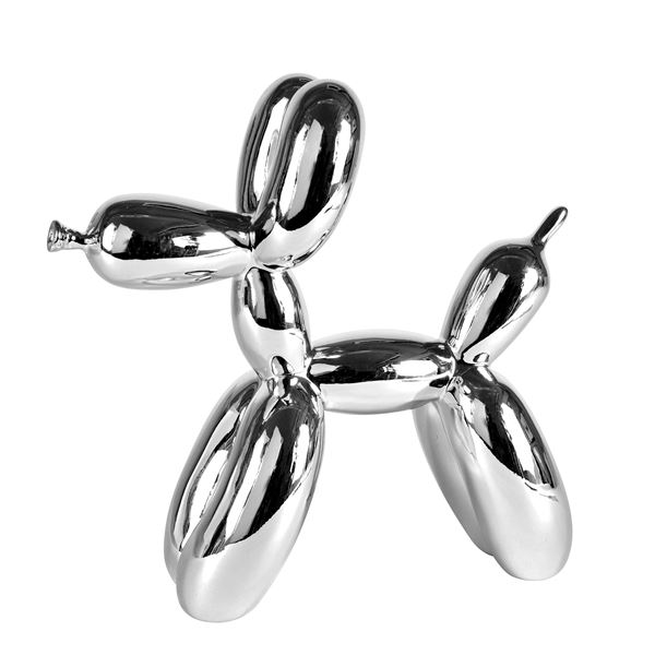Balloon Dog (Silver)  - Cold cast resin - Auction GRAPHICS, MULTIPLES AND EDITIONS  [..]