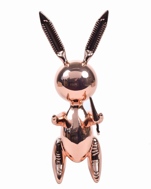 Rabbit XL Gold Rose  - Zinc alloy - Auction GRAPHICS, MULTIPLES AND EDITIONS - Galleria  [..]