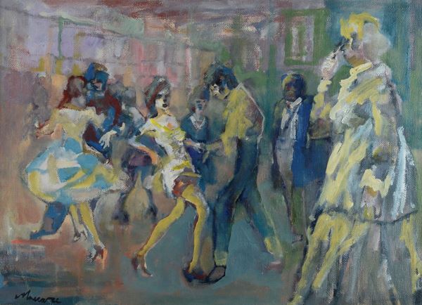 Mino Maccari - Suburbs and figures
