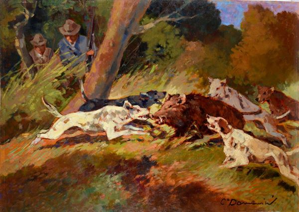 Carlo Domenici - Boar hunting