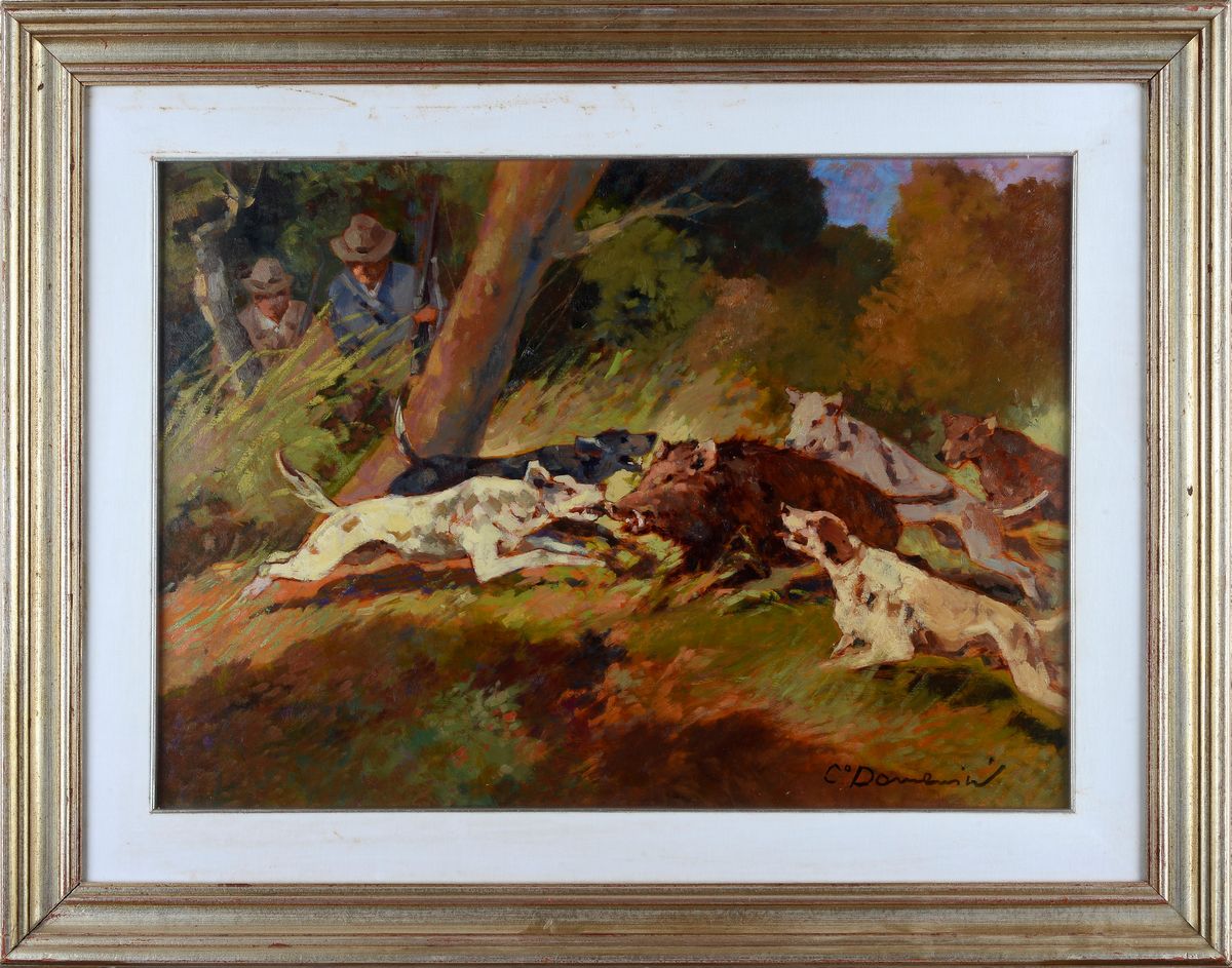 Carlo Domenici - Caccia al Cinghiale