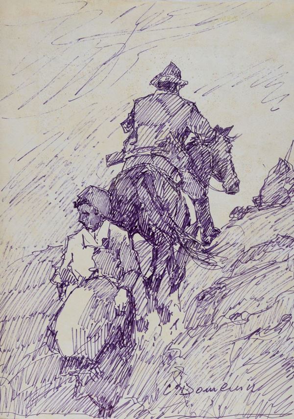 Carlo Domenici - Contadini